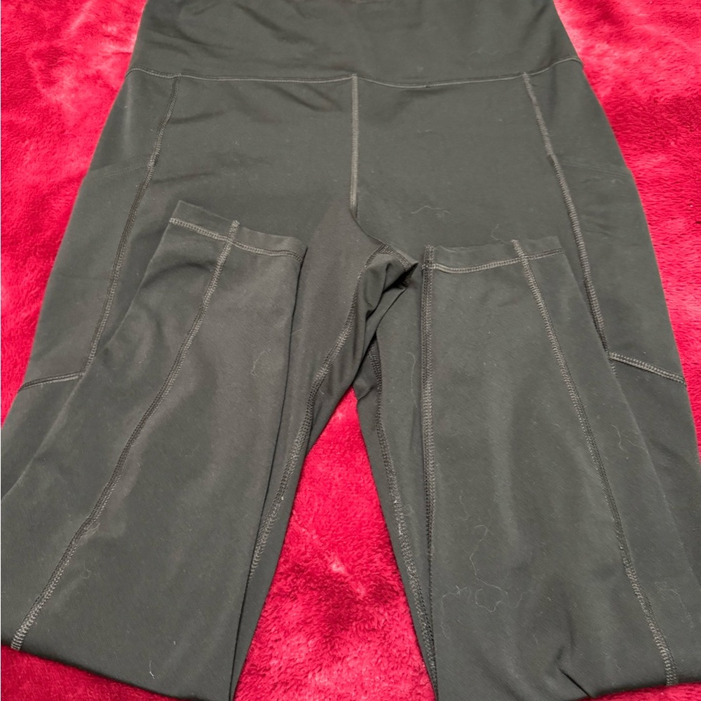 AE Everything Pocket Black High-Waisted Leggings XL